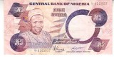 M1 - Bancnota foarte veche - Nigeria - 5 naira - 1984