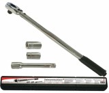 Cheie dinamometrică cu prelungitor și carcase 17/19 mm