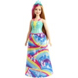 Papusa Barbie Dreamtopia - Printesa cu coronita albastra, Mattel