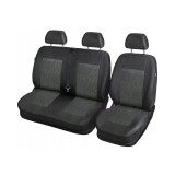 Huse scaune autoutilitara 2+1 RoGroup, negru-gri Automobile ProTravel, Ro Group