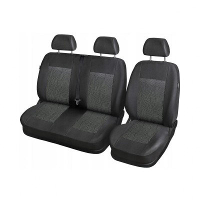 Huse scaune autoutilitara 2+1 RoGroup, negru-gri Automobile ProTravel foto