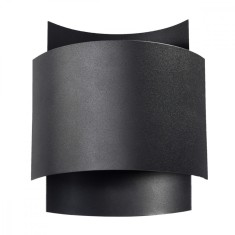 Lampă De Perete Impact Negru Oțel 1 Bec Dreptunghiular Industrial De Interior