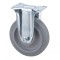 Roata fixa din TPR gri 125 mm