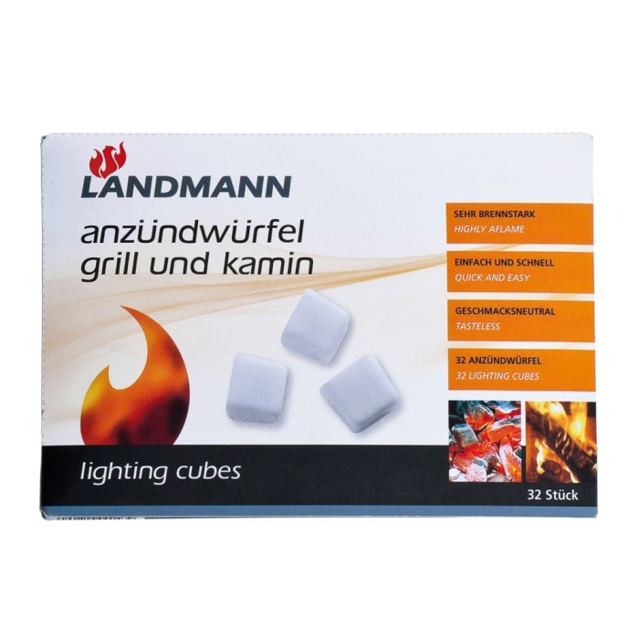 Cuburi pentru aprins focul Landmann, 32 buc