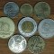 Ungaria -set colectie 8 monede diferite superbe- 1 2 5 10 20+100 forint bimetal