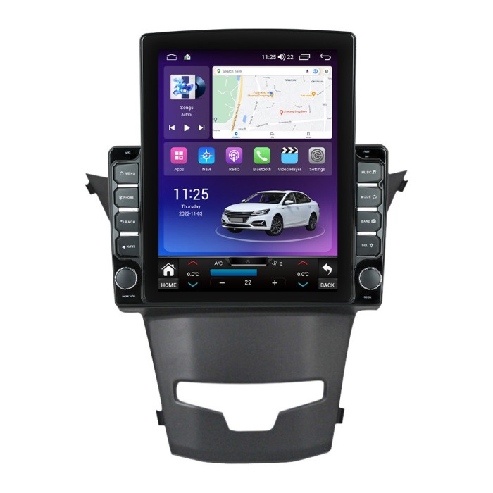 Navigatie dedicata cu Android Ssangyong Korando 2013 - 2019, 4GB RAM, Radio GPS