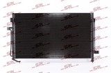 Condensator climatizare AC Subaru Forester 08, motor: 2.0, 2.0 T, 2.5 T, Condensator cu filtru uscator, 690x390x16, SRLine, miez si rezervor din