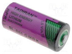 Baterie litiu TADIRAN 2/3AA 3,6V 1600mAh nereincarcabila foto