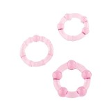 Inele pentru penis - Te Tine Tare Set de 3 Inele pentru Penis - Roz