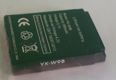 Baterie YX-W9B, Acumulator pentru smartwatch, 380mAh, 3,7 V foto