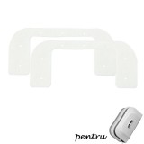 Lavete pentru stergatorul magnetic de geam dreptunghiular, set de 2