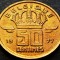 Moneda 50 CENTIMES - BELGIA, anul 1977 *cod 401 B = UNC