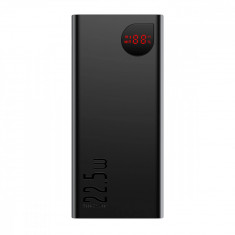 Baseus Adaman powerbank cu &icirc;ncărcare rapidă 20000mAh 22.5W + cablu USB C 3A 0.3m negru