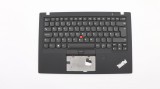 Carcasa superioara cu tastatura palmrest Laptop, Lenovo, ThinkPad X1 Carbon 5th Gen Type 20HQ, 20HR, 20K3, 20K4, 01LV348, 01LV349, AM12S000F00, ilumin