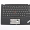 Carcasa superioara cu tastatura palmrest Laptop, Lenovo, ThinkPad X1 Carbon 5th Gen Type 20HQ, 20HR, 20K3, 20K4, 01LV348, 01LV349, AM12S000F00, ilumin