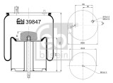 FEBI BILSTEIN 39847 Burduf, suspensie pneumatica