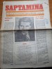 Saptamana 23 ianuarie 1981-ziua de nastere a lui ceausescu,urare c. vadim tudor