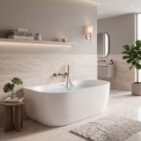 Cada din acril freestanding Rea Eris 160cm