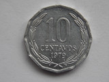 10 CENTAVOS 1979 CHILE-XF, Europa