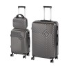 TraveLux Pro XVI gurul&oacute;s bőr&ouml;nd szett sz&uuml;rke