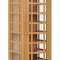 Vitrina din lemn si sticla Cabina Telefonica 53 cm x 51.5 cm x 180 h Elegant DecoLux