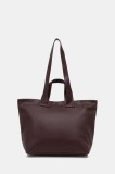 Answear.LAB poseta de piele culoarea bordo