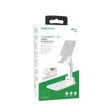 Cumpara ieftin Suport de Birou Borofone BH42 pentru Telefon sau Tableta de 4.7-10 inch, Alb