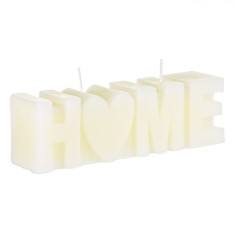 Lum&acirc;nare Decorativă, Model Home, Aromă Vanilie, Culoare Ecru, Dimensiuni 18x5x5.5cm