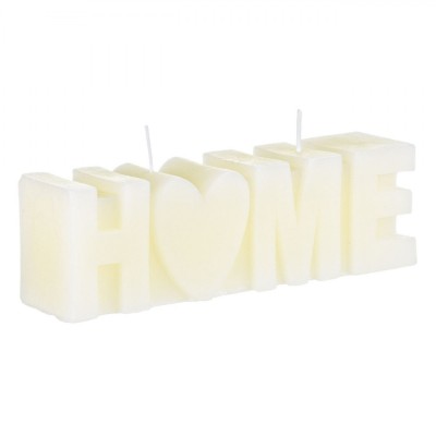 Lum&amp;acirc;nare Decorativă, Model Home, Aromă Vanilie, Culoare Ecru, Dimensiuni 18x5x5.5cm foto