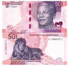 Africa de Sud 50 Rand 2023 P-150a UNC
