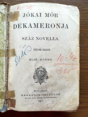 Jokai Mor: Karpathy Zoltan 1907/ Dekameronja, foto