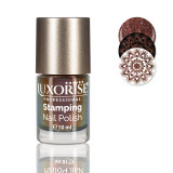 Cumpara ieftin Oja Stampila Unghii LUXORISE, Disco - Maple Syrup #03, LUXORISE Nail Art