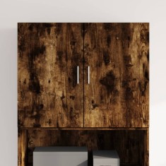 vidaXL Dulap de perete, stejar fumuriu, 80x42,5x64 cm, lemn compozit 846135