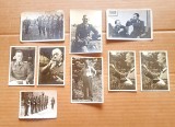 G396-I-WW2-Lot 9 Ofiteri si militari al 3 lea Reich anii 1940 original- autentice. Marimi intre 8/6 cm si 10/7,5 cm. Pret pe intregul lot.