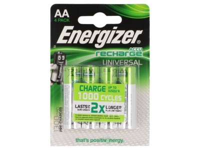 Baterii Re&amp;icirc;ncărcabile Ni-MH AA 1.2V 1300mAh Pachet 4 Bucăți foto
