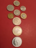 Lot 10 monede diferite (aUNC/UNC): 1 euro 2005, yuan 2003, FAO etc [poze] (10s). Discount conform descriere [10 - 20 %. Vezi descrierea.]., Europa