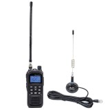 PNI Escort HP 92 Multi Standard 4W,12-24V AM-FM Portable CB Radio Station Package with PNI ML29 CB Antenna with Magnet