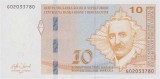 BOSNIA HERTEGOVINA █ bancnota █ 10 Konvertibilnih Marka █ 2017 █ P-81 SRB █ UNC