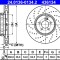 ATE 24.0136-0134.2 Disc frana