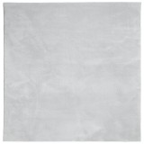 Cumpara ieftin Covor HUARTE, fir scurt, moale si lavabil, gri, 120x120 cm