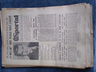 ZIARUL SPORTUL 26 IANUARIE 1984 foto