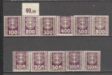 Deutsches Reich.1923 OCUPATIA IN DANZIG:Porto-Stema mica XD.168