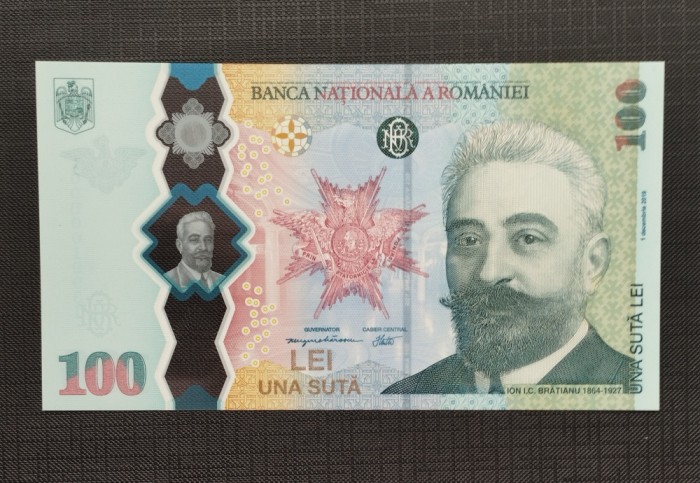 ROM&Acirc;NIA -100 LEI -2019- -ANIVERSAREA