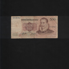 Chile 500 pesos 1992 seria1387042