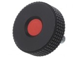 Buton de Reglare 50mm Capac Roșu