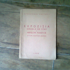 EXPOZITIA ANUALA DE STAT A ARTELOR PLASTICE 1953