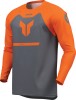 Tricou atv/cross copii Thor Ridemode Menace, culoare gri/portocaliu, marime YXS Cod Produs: MX_NEW 29122615PE