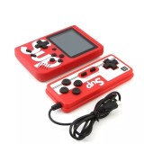 Consola portabila jocuri retro SUP 400 in 1, cu joystick, ecran color 3.0, culoarea rosu