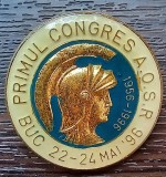 (2) INSIGNA ROMANIA - TEMATICA MEDICALA - PSIHOLOGIE - PRIMUL CONGRES A.O.S.R. - BUCURESTI 1996
