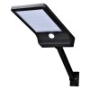 Lampa Solara Stradala, 1800mAh, 400 Lumens, 6500K, 36 Led-uri, Panou Solar Incorporat, Senzor de Proximitate, Negru